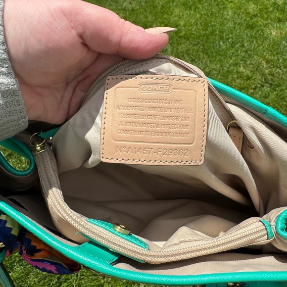 Coach Payton Green Shoulder Bag